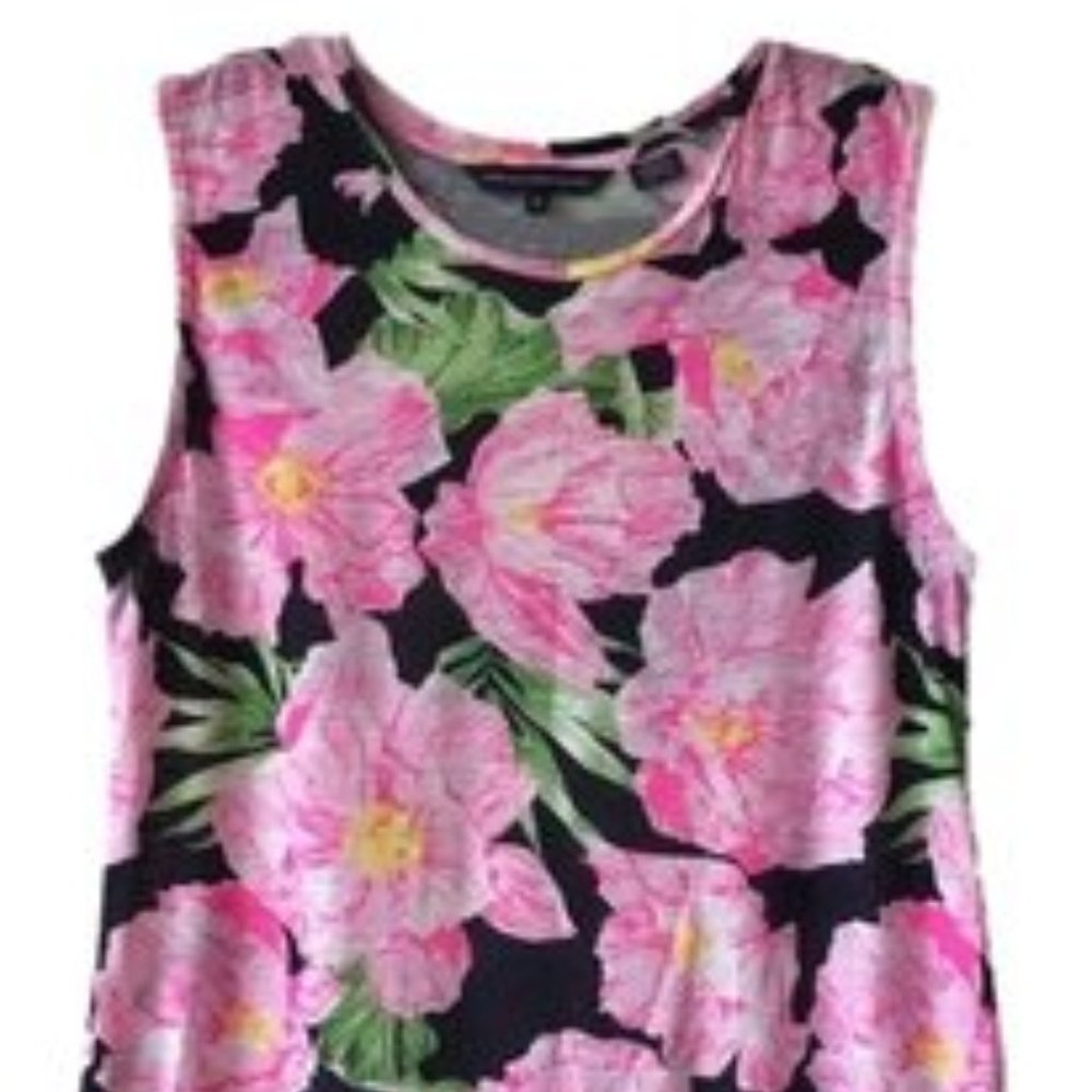 French Connection Pink Flower Shirt